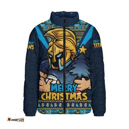 Gold Coast Titans Padded Jacket Merry Christmas Festive Spirit Edition