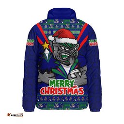 New Zealand Warriors Padded Jacket Merry Christmas Festive Spirit Edition