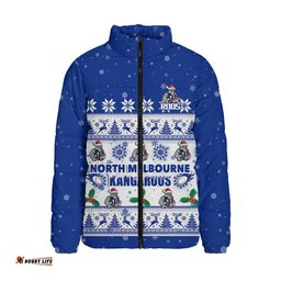 North Melbourne Padded Jacket Special Ugly Christmas Holiday Footy Fans