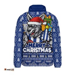 North Melbourne Padded Jacket Festive Holiday Merry Christmas Vibe