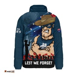 Carlton Padded Jacket ANZAC Inspired Football Fan Memorial Design