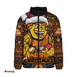 GWS GIANTS Padded Jacket Ugly Christmas Knit Patterns Vintage Jersey