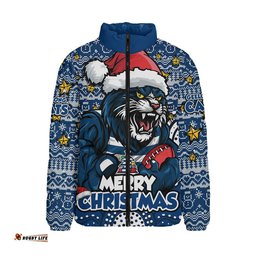 Geelong Cats Padded Jacket Ugly Christmas Knit Patterns Vintage Jersey