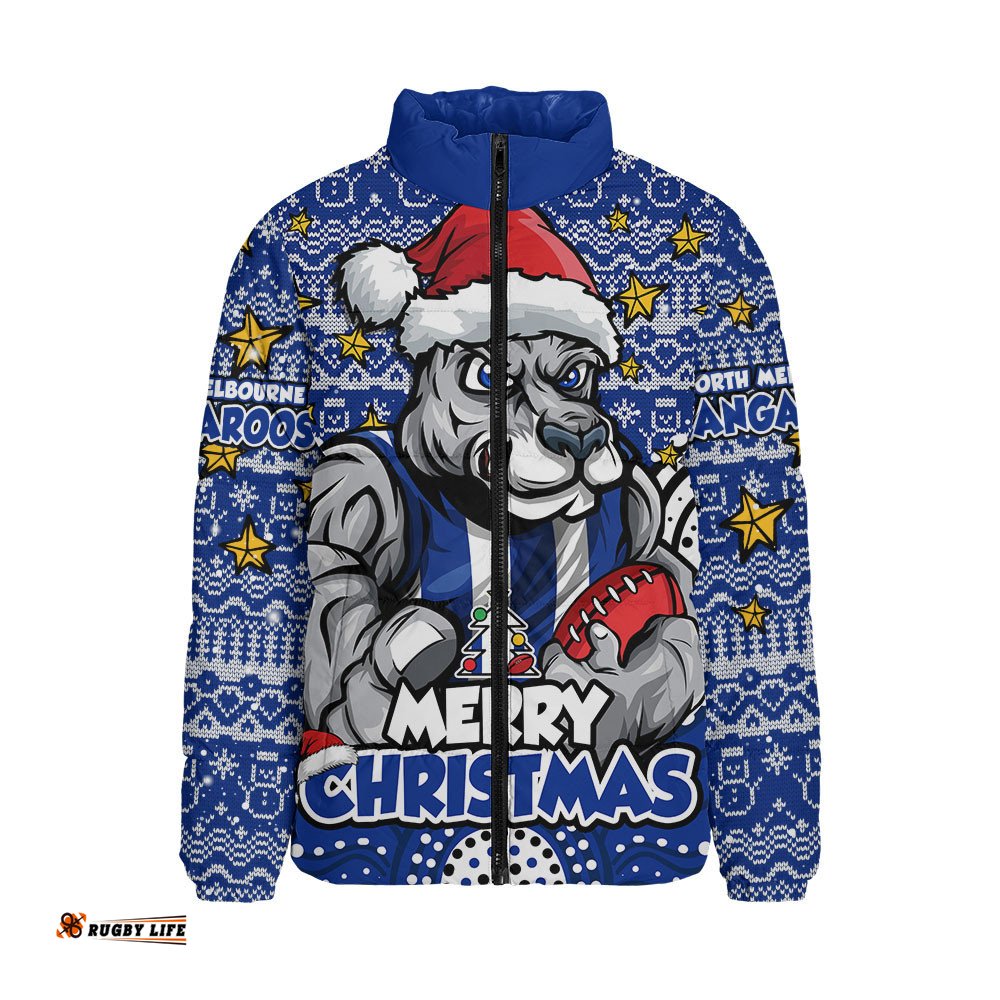 North Melbourne Padded Jacket Ugly Christmas Knit Patterns Vintage Jersey