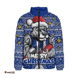 North Melbourne Padded Jacket Ugly Christmas Knit Patterns Vintage Jersey