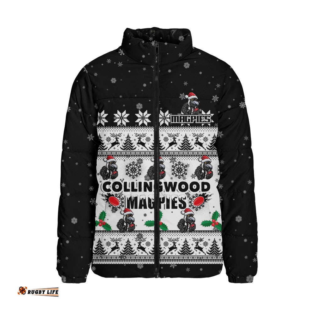 Collingwood Padded Jacket Special Ugly Christmas Holiday Footy Fans