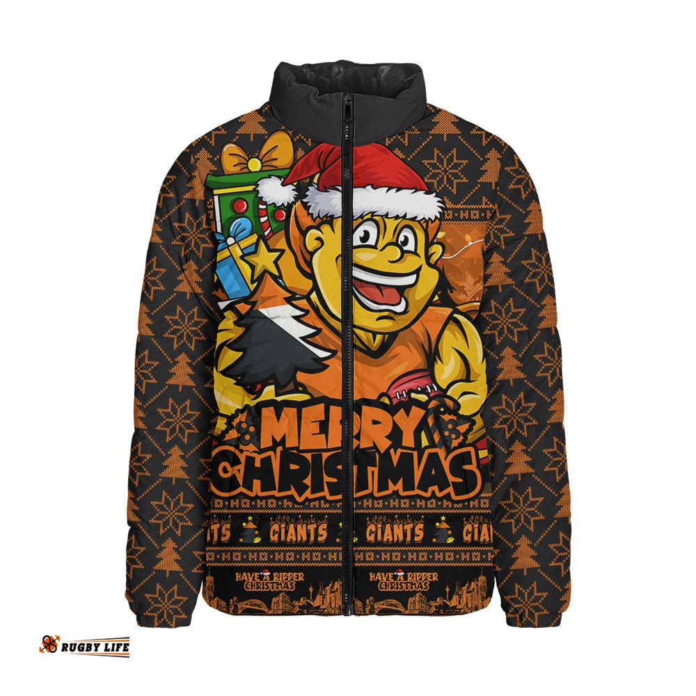 GWS GIANTS Padded Jacket Festive Holiday Merry Christmas Vibe