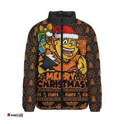 GWS GIANTS Padded Jacket Festive Holiday Merry Christmas Vibe