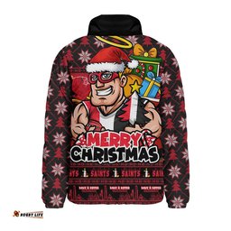 St Kilda Padded Jacket Festive Holiday Merry Christmas Vibe