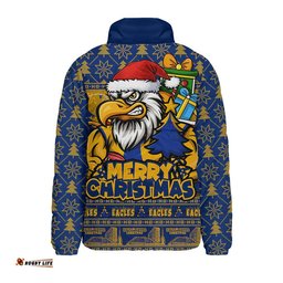 West Coast Eagles Padded Jacket Festive Holiday Merry Christmas Vibe