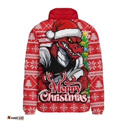 St. George Illawarra Dragons Padded Jacket Merry Christmas Game Day Knit Style Team Edition