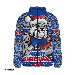 Western Bulldogs Padded Jacket Ugly Christmas Knit Patterns Vintage Jersey