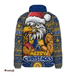 West Coast Eagles Padded Jacket Ugly Christmas Knit Patterns Vintage Jersey