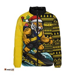Richmond Padded Jacket Christmas Holiday Santa Rides The Waves