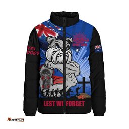 Western Bulldogs Padded Jacket ANZAC Day Honour And Football Legacy