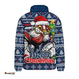 Sydney Roosters Padded Jacket Merry Christmas Game Day Knit Style Team Edition