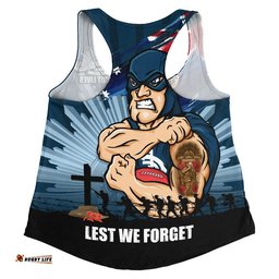 Carlton Women Racerback Singlet ANZAC Day Honour And Football Legacy