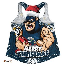 Carlton Women Racerback Singlet Ugly Christmas Knit Patterns Vintage Jersey