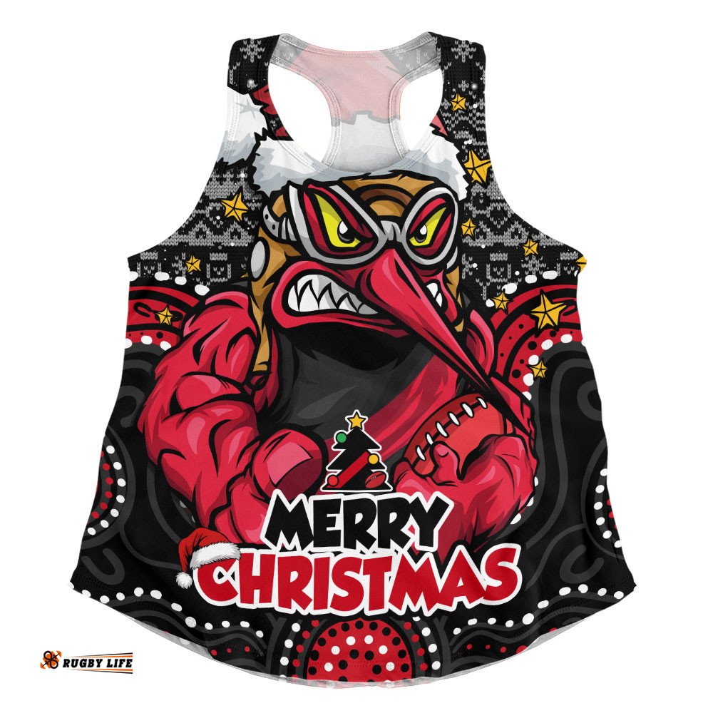 Essendon Women Racerback Singlet Ugly Christmas Knit Patterns Vintage Jersey
