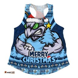 New South Wales Blues Women Racerback Singlet Merry Christmas Festive Spirit Edition