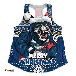 Geelong Cats Women Racerback Singlet Ugly Christmas Knit Patterns Vintage Jersey