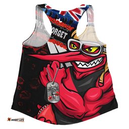 Essendon Women Racerback Singlet Lest We Forget Eternal Honor