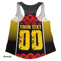 Richmond Women Racerback Singlet Lest We Forget In Eternal Honor And Duty