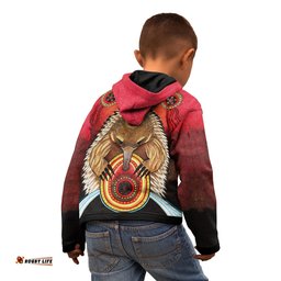 Aboriginal Kid Hoodie Australian Echidna