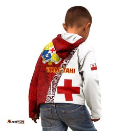 Tonga Rugby Kid Hoodie Tongan Go 2023 World Cup
