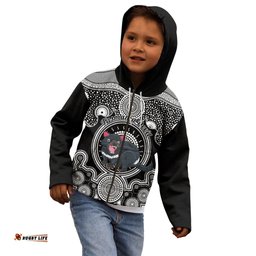 Personalised Australian Astrology Kid Hoodie Aboriginal Tasmania Devil Zodiac Sign