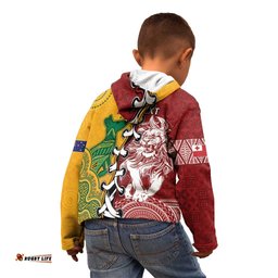 Mate Ma'a Tonga Vs Australia Rugby Personalized Kid Hoodie Special Mascots