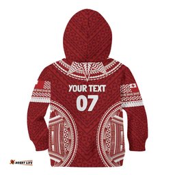 Personalized Mate Maa Tonga Rugby Kid Hoodie Ofa Atu Tonga