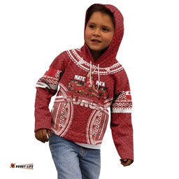 Personalized Mate Maa Tonga Rugby Kid Hoodie Ofa Atu Tonga