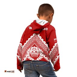 Tonga Rugby Kid Hoodie Proud Tongan Ngatu Kupesi World Cup 2023 No1