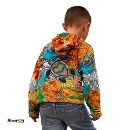 Aboriginal Personalised Kid Hoodie Turtle Indigenous Art