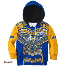 Eagles Football Hoodie KID West Coast 1986 Aboriginal Sporty Style