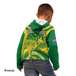 Australia Soccer Hoodie KID Champions Aboriginal Kangaroos World Cup Football Socceroos