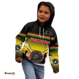 Panthers Hoodie KID Go The Mighty Penrith Aboriginal