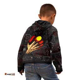 Aboriginal Hoodie Kids Aboriginal Blood In Me