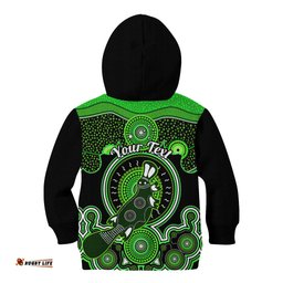 Personalised Australian Astrology Kid Hoodie Aboriginal Platypus Zodiac Sign