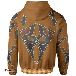 Aboriginal Hoodie Kids, Lizard Kangaroo Patterns Dot Painting
