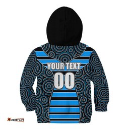 NRL Sharks Kid Hoodie Mix Dot Aboriginal