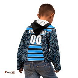 NRL Sharks Kid Hoodie Mix Dot Aboriginal