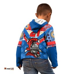 Custom NRL Knight Kid Hoodie Proud Newcastle Aboriginal Vibe