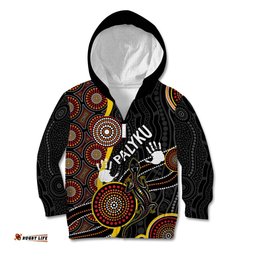 PALYKU Australia Lizard Aboriginal Art Kid Hoodie