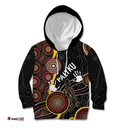 PALYKU Australia Lizard Aboriginal Art Kid Hoodie