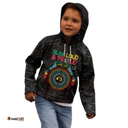 Blak Loud and Proud NAIDOC 2024 Kid Hoodie Indigenous Aboriginal