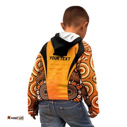 Made Tough Scorchers Custom Kid Hoodie Champions BBL13 Aboriginal Version