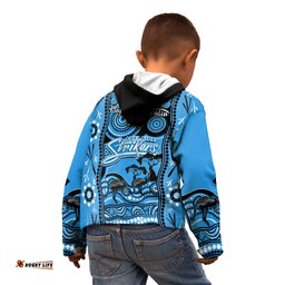 Adelaide Strikers Cricket Kid Hoodie Happy Australia Day Aboriginal Art