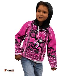 Sydney Sixers Cricket Kid Hoodie Happy Australia Day Aboriginal Art